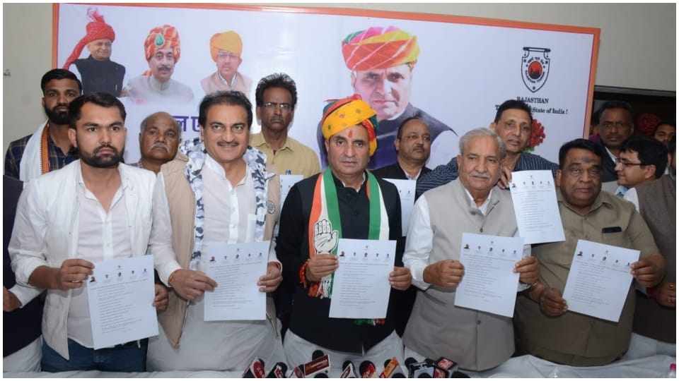 Minister of State Dharmendra Rathore attacked BJP MP Bhagirath Chowdhary