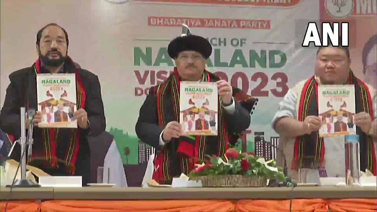Northeast Politics News and updates Nagaland Elections JP Nadda in Kohima BJP Congress