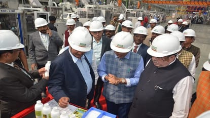Union Minister Dr Mansukh Mandaviya inaugurated Nano Urea Plant in aonla bareilly