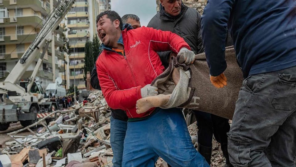 Turkey Syria Earthquake Death Toll exceeded 37000, A crane for God  sake