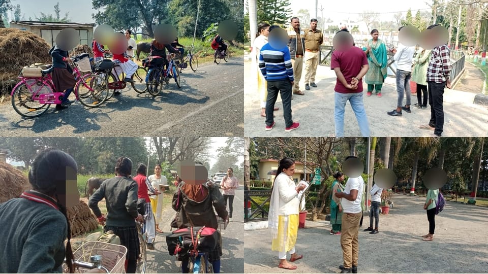On the occasion of Valentine Day in Basti police searched rooms of many guest houses