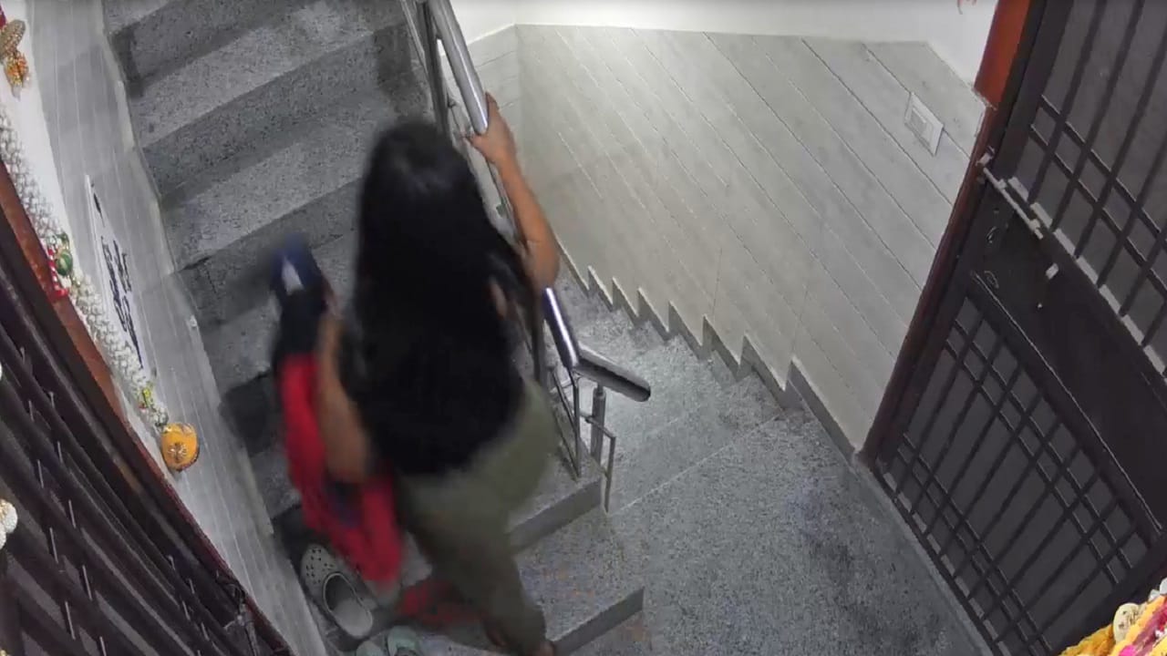 Nikki Yadav Murder Case: Last Video of Nikki Surfaced Before Murder She Seen Climbing Stairs