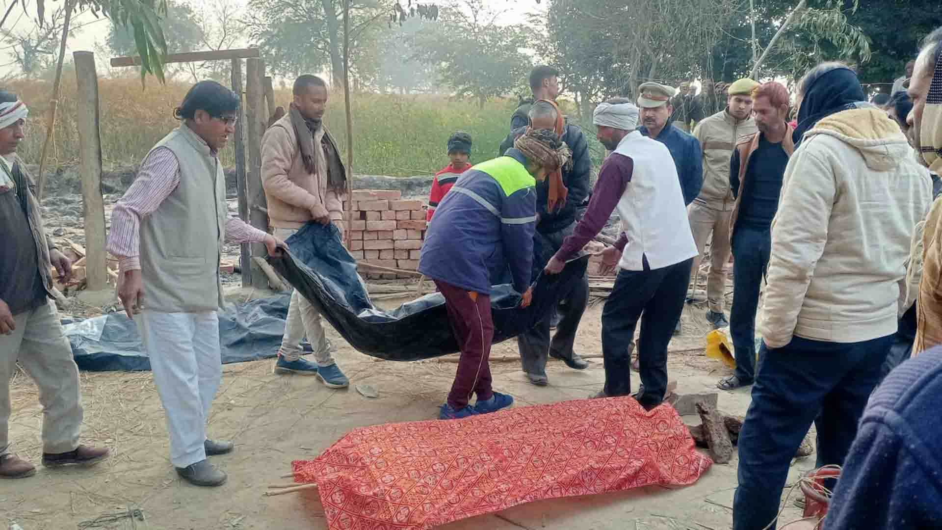 Kanpur Dehat Fire Case,Thirteenth of mother-daughter took place in Madauli