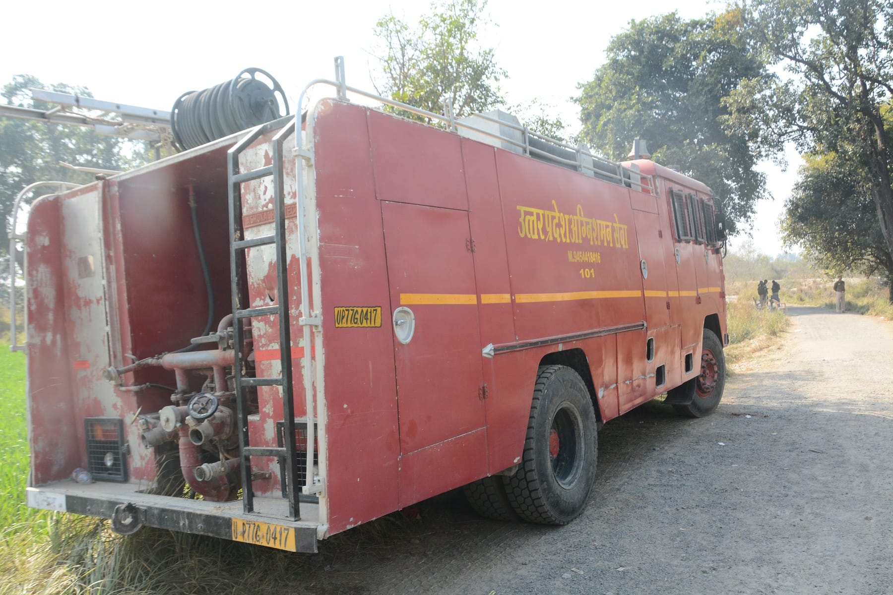 Mother daughter burning alive in Kanpur Dehat, people are reaching to see the spot