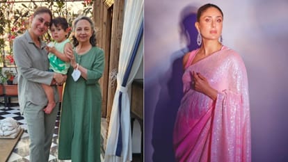 Saif Ali Khan wife Kareena Kapoor Shared Photos on Valentines Day With Saba Ali Khan Jehangir Sharmila Tagore