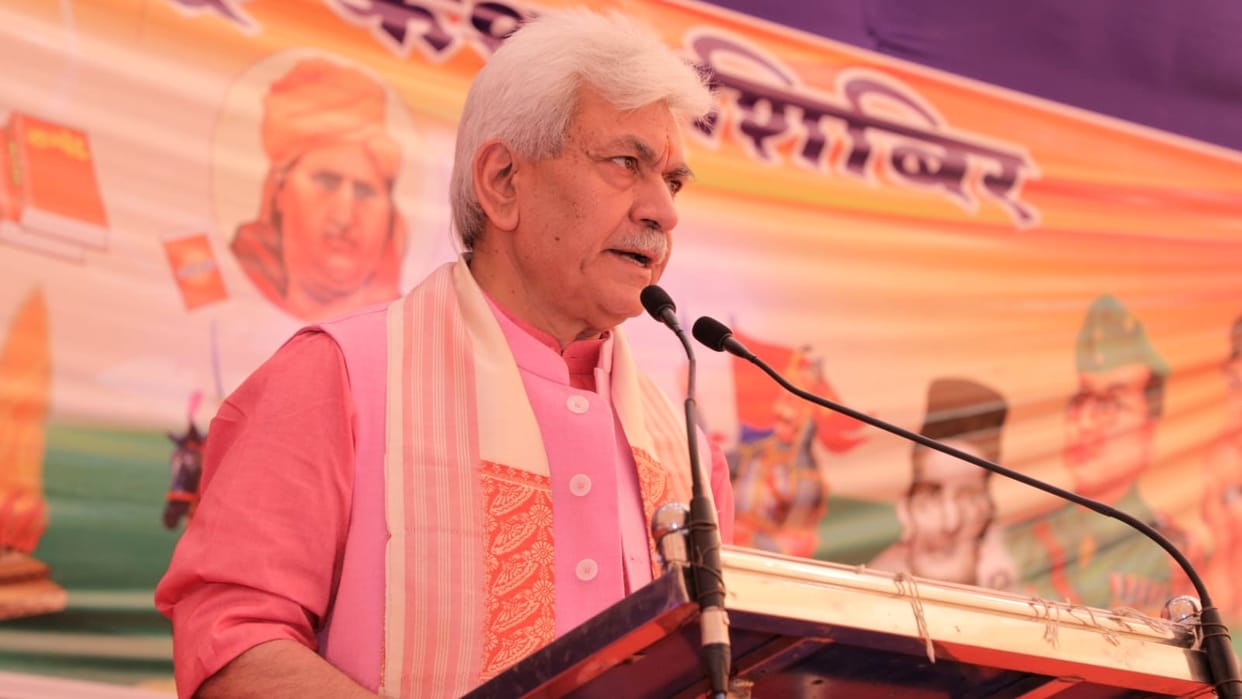 LG manoj sinha speak on wisdom in Rashtra Katha camp organized on youth personality developmet