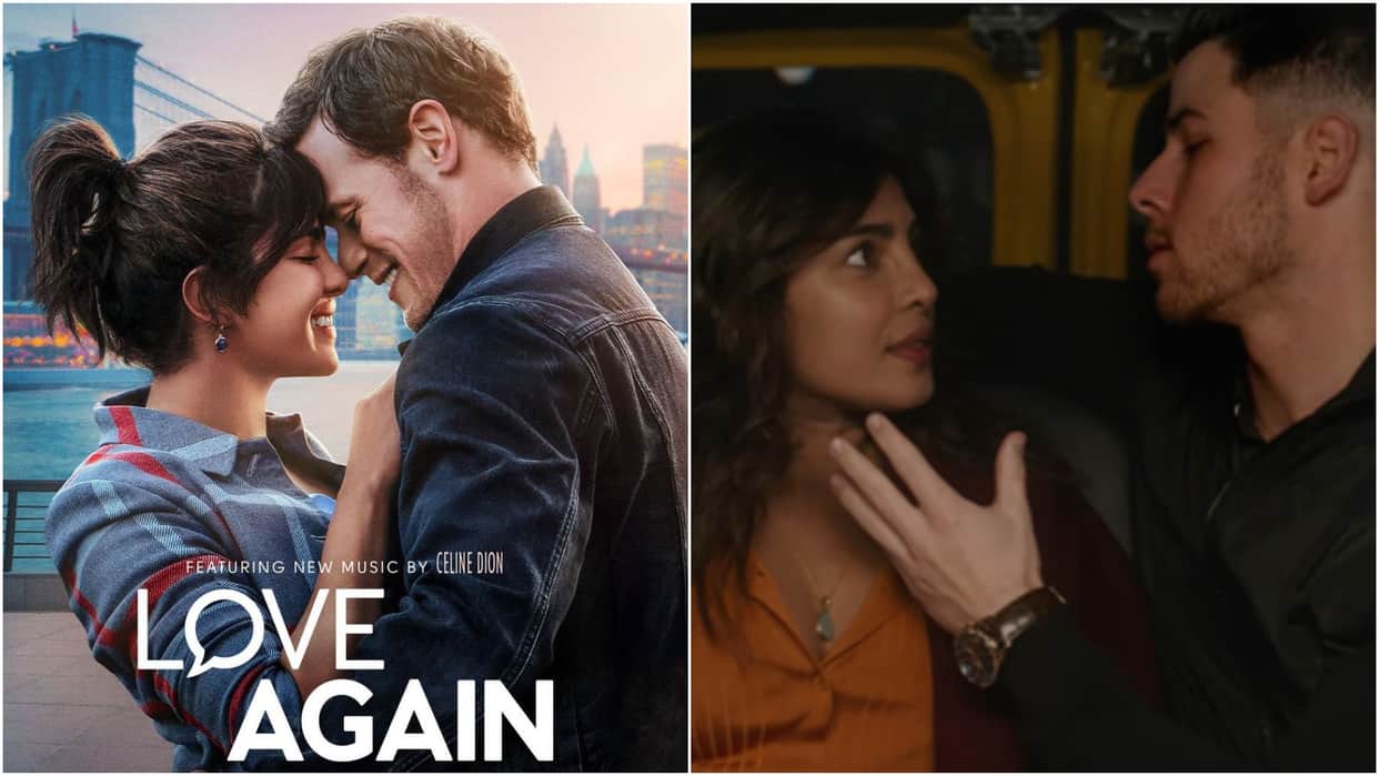 Love Again Trailer Released starring Priyanka Chopra sam heughan celine dion and nick Jonas cameo