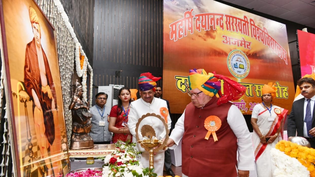 Ajmer Gold medal to 179 students at Maharshi Dayanand Saraswati University convocation in Ajmer