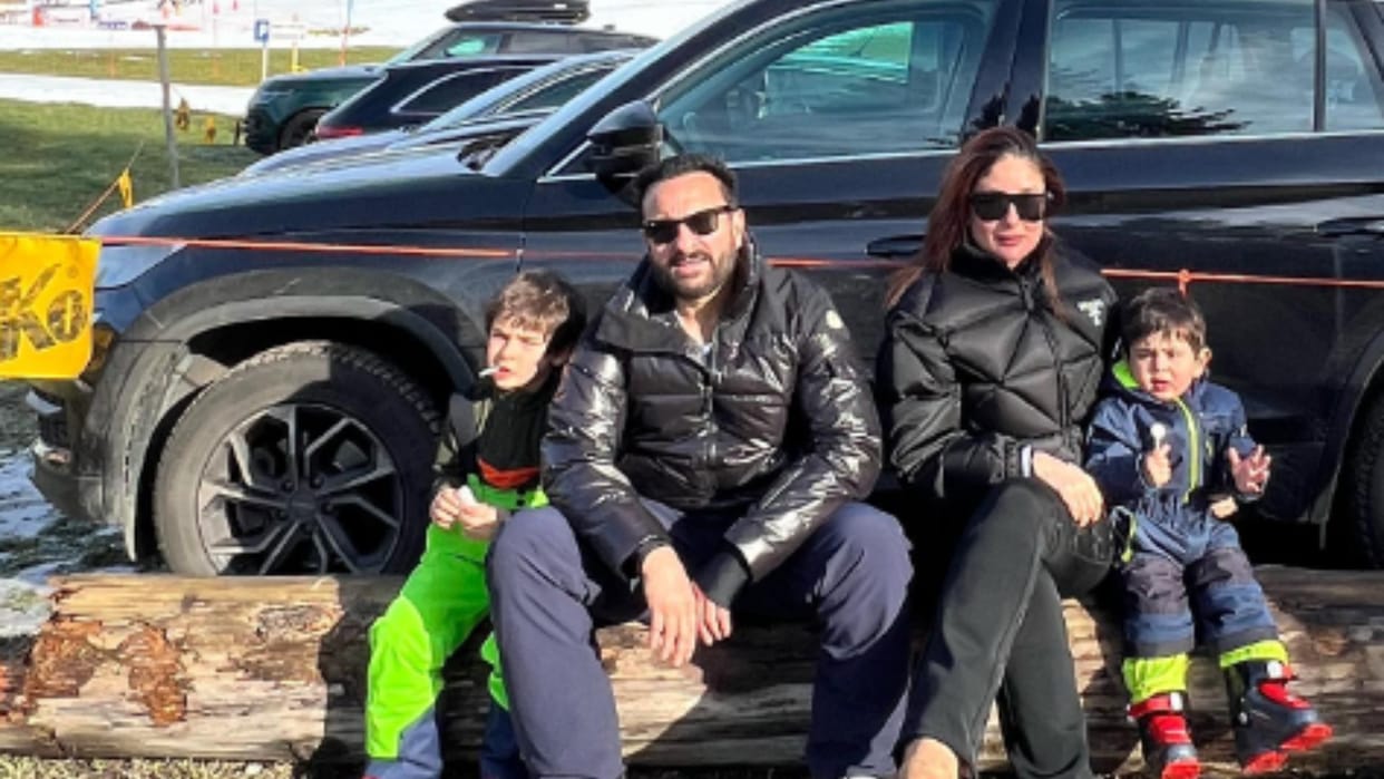 Saif Ali Khan wife Kareena Kapoor Shared Photos on Valentines Day With Saba Ali Khan Jehangir Sharmila Tagore