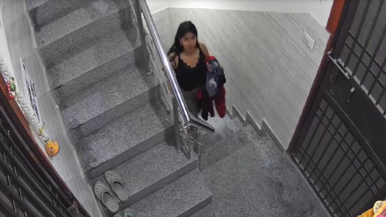 Nikki Yadav Murder Case: Last Video of Nikki Surfaced Before Murder She Seen Climbing Stairs