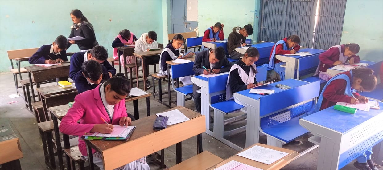 Students gave Super-100 exam with enthusiasm