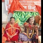 आगरा में भूख हड़ताल पर 'शिव-पार्वती', बोले- ताजमहल में इसकी अनुमति नहीं