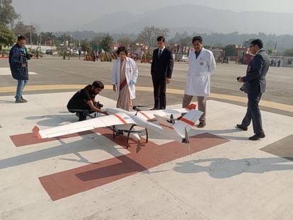 AIIMS Rishikesh Drone medical service will start in remote areas of these three cities