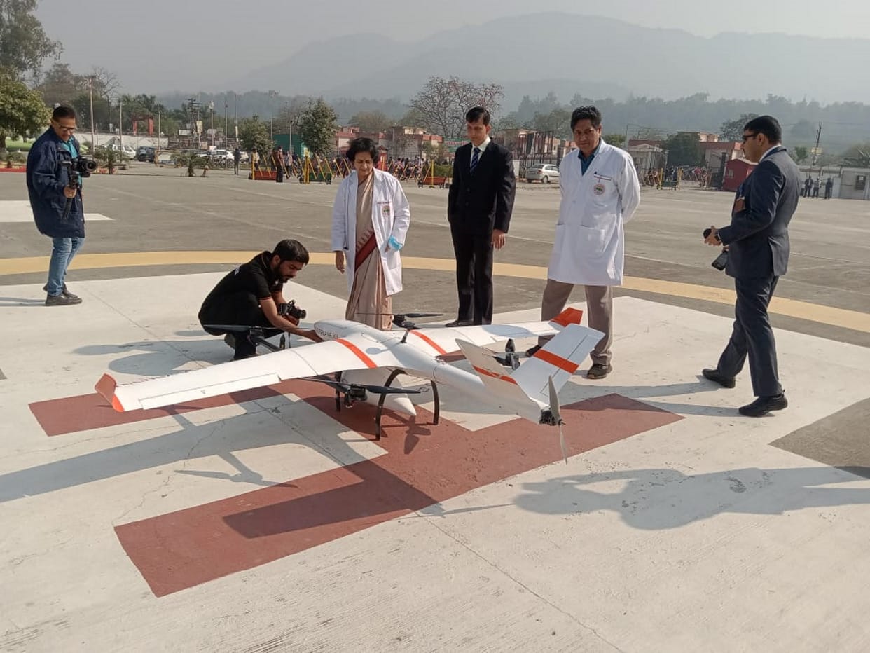 AIIMS Rishikesh Drone medical service will start in remote areas of these three cities