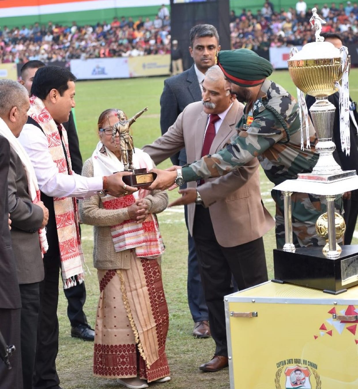 Assam: Grand opening of Capt. Jintu Gogoi Memorial Football Tournament