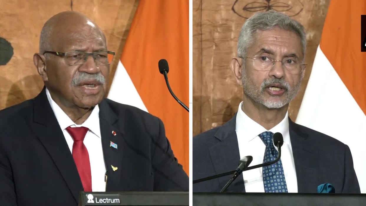 fiji pm sitiveni rabuka meeting with s jaishankar talk about cooperation in health education visa