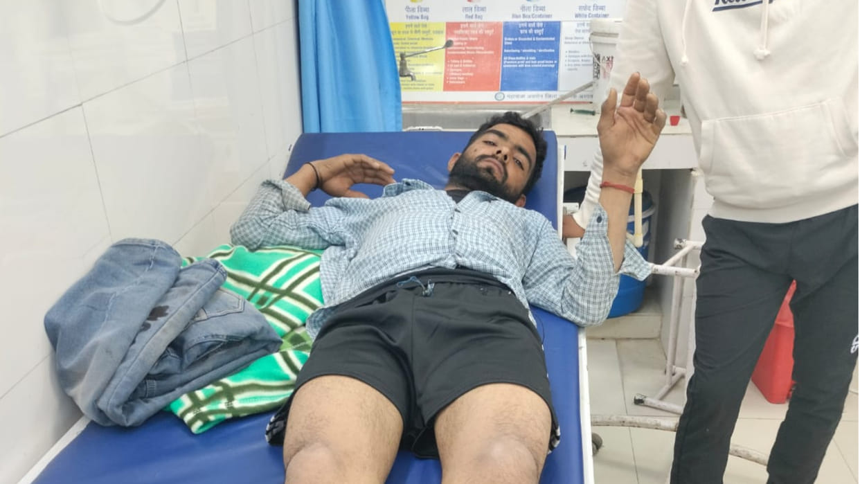 Man attacked animal catching team worker in Hisar of Haryana