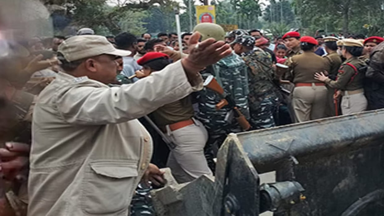 Eviction drives in Assam lathicharge on alleged encroachers