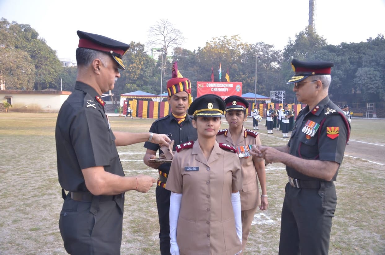 Eastern Command: Commissioning Ceremony held of 23 Nursing Cadets of College of Nursing at Command Hospital