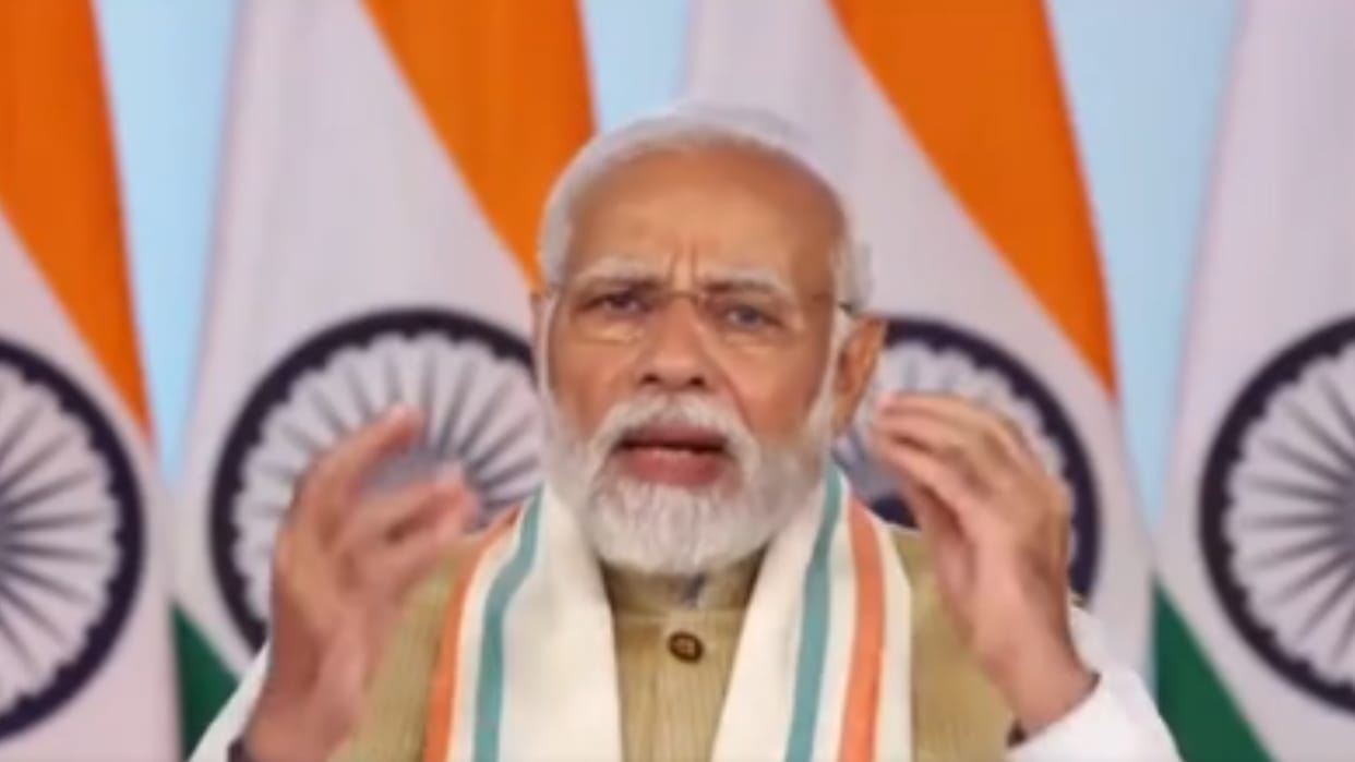 PM Modi boosts spirits of players in Sansad Khel Mahakumbh Gorakhpur