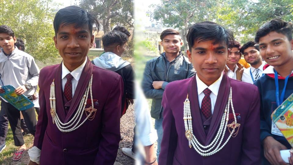 groom reached examination hall directly after marrige to appear for 10th up board exam In Agra
