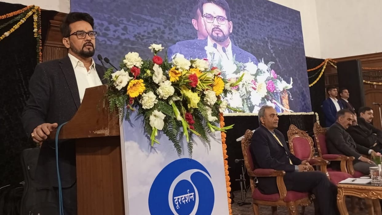 Union Minister Anurag Thakur Inaugurates DDNews Himachal 24x7