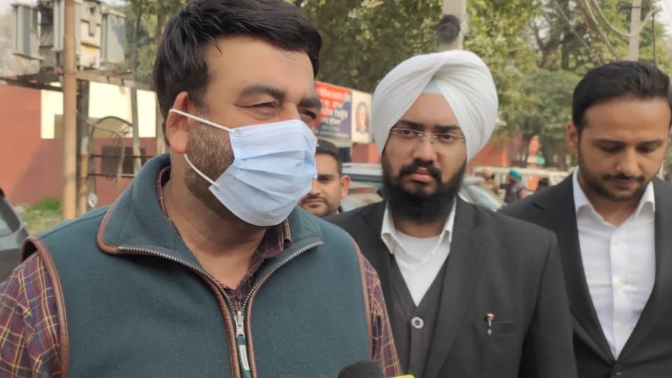 General secretary of Punjab Congress, Captain Sandeep Sandhu appeared at vigilance office