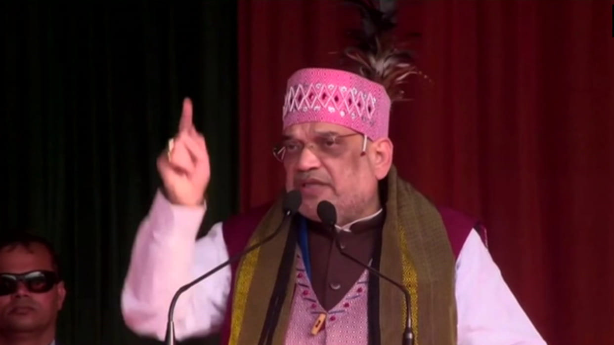 Meghalaya election updates amit shah said CM not letting people here avail of his facilities