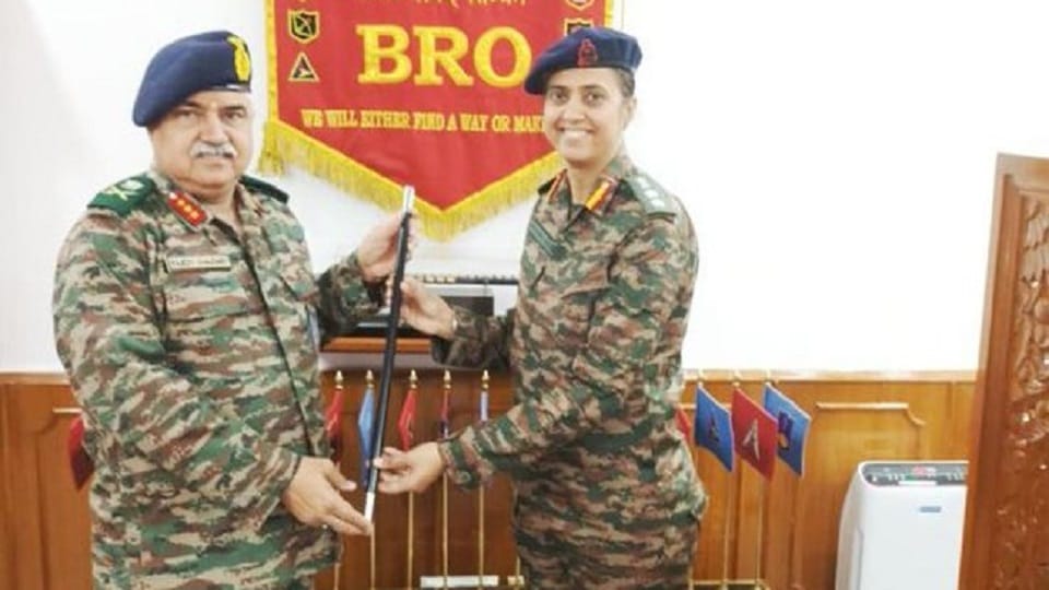 Col Archana Sood becomes the 1st woman officer to command a Border Road Task Force