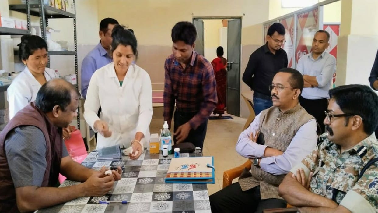 Operation of sub health center started again in Badesetti village