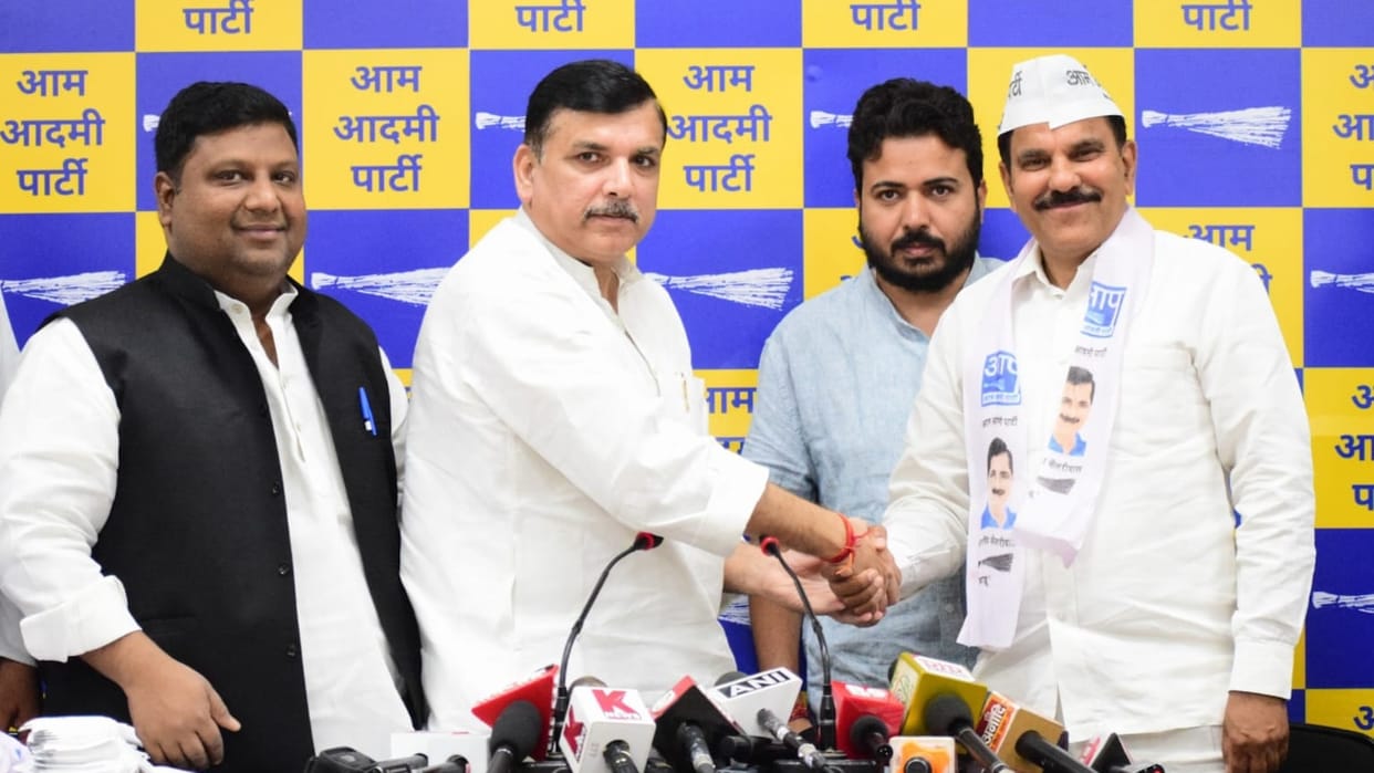 AAP and Harsh Dev Singh been together for only nine months return back in Panthers party