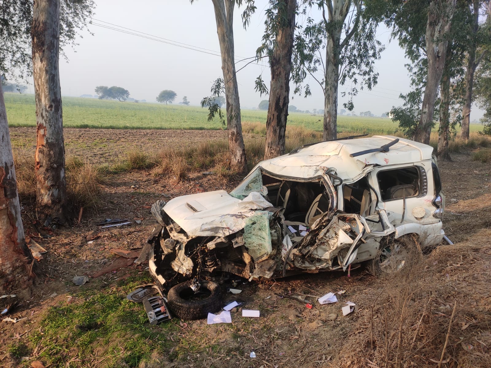 Banda Accident, Speeding killed five friends, The survivors said there was darkness in front of the eyes