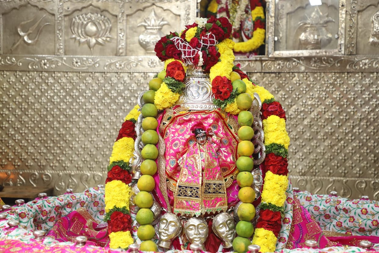 Baba Mahakal appearing in Tandav form on the eighth day of Shiva Navratri
