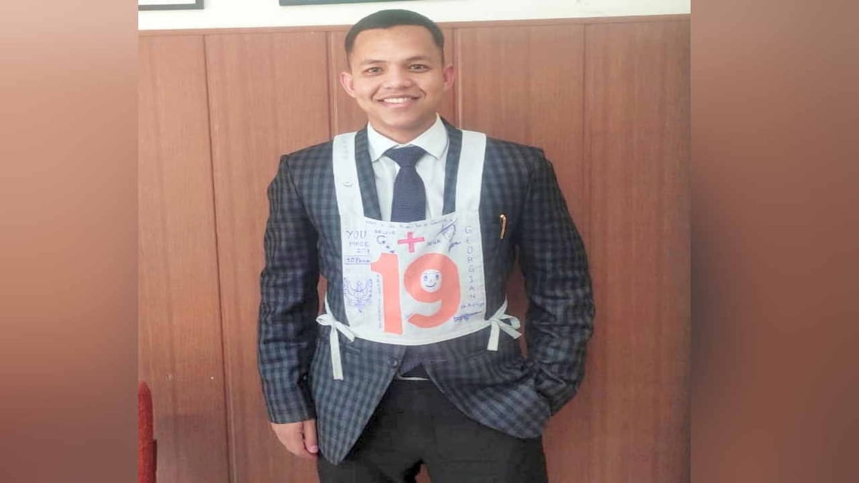 Nitin became a lieutenant in the Indian Army, ranked fourth in the country
