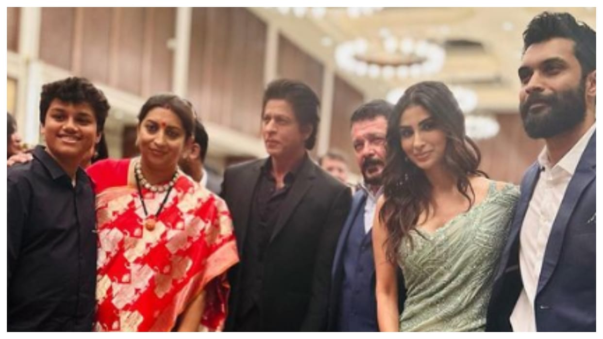 Shanelle Arjun Bhalla Wedding Reception: Shah Rukh Khan to Mouni Roy reached in Smriti Irani daughter function