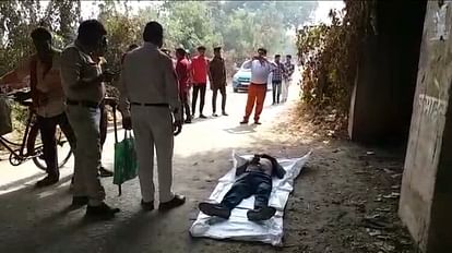 young man dead body found under arpa river bridge in bilaspur