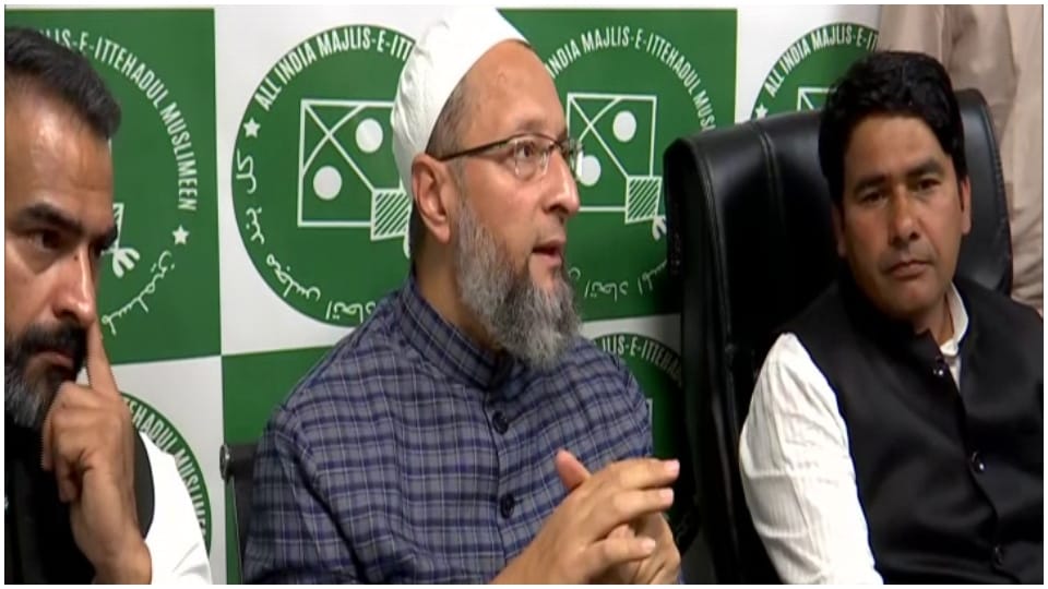 AIMIM Chief Asaduddin Owaisi says Authority not taking action because this is vote bank politics