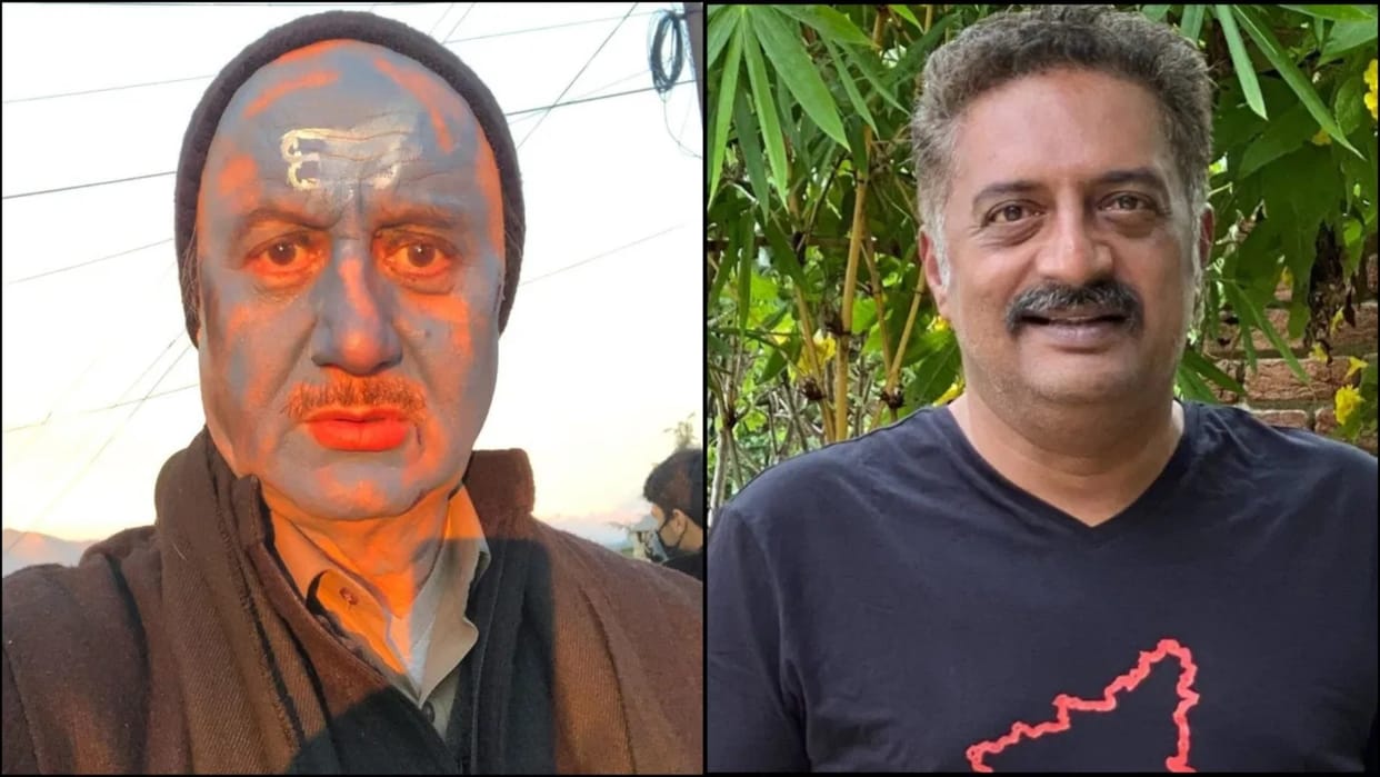 Anupam Kher gave a befitting reply to prakash raj on his comment on Vivek Agnihotri directed the kashmir files