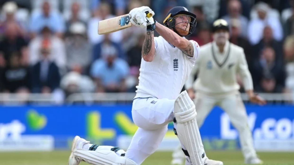 Most Sixes in test cricket ben stokes breaks brendon mccullum record in test against New zealand