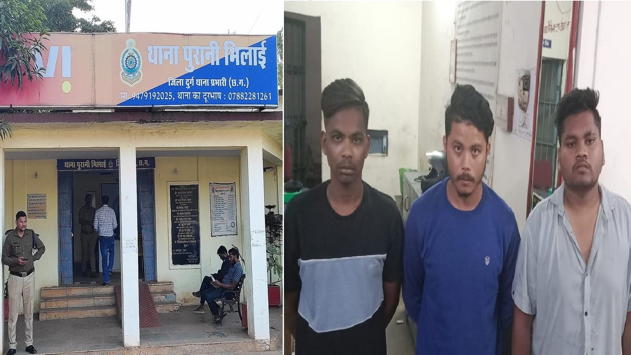 Three accused arrested for robbing shift incharge and wife