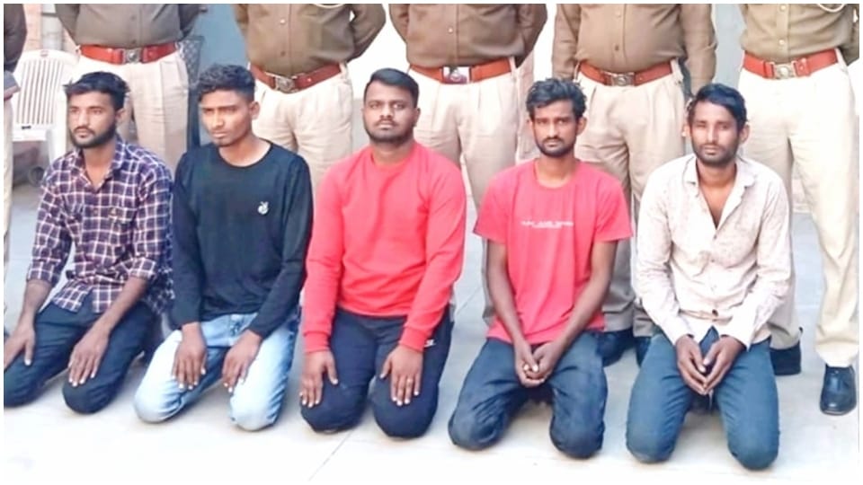 Five miscreants arrested for plotting robbery in Nagaur Rajasthan