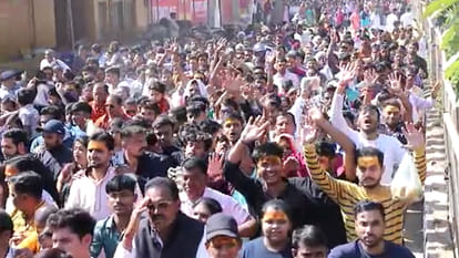 Ujjain Devotees visited Baba Mahakal two hours before on Mahashivaratri