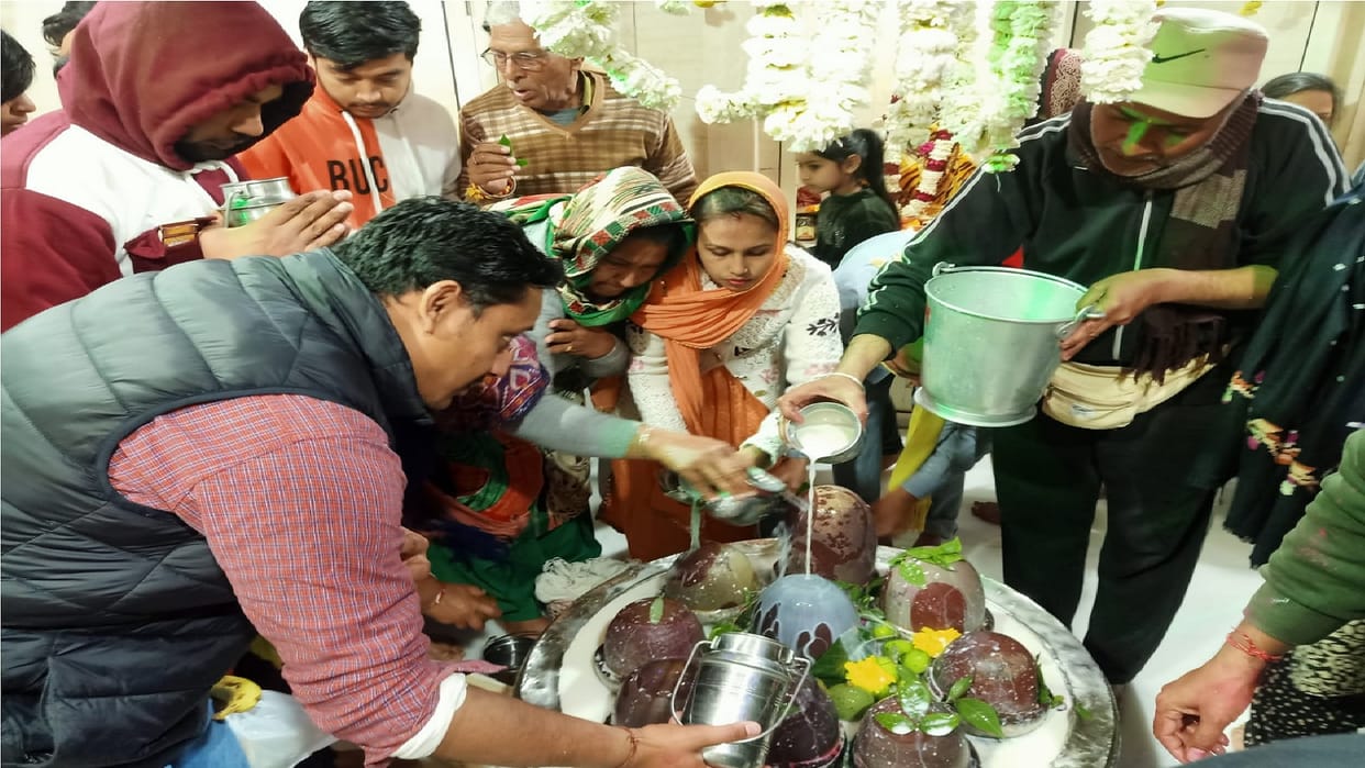 Mahashivaratri 2023: Shivratri Jalabhishek Images, Devotees Throng Temples To Visit Bholenath In Haryana
