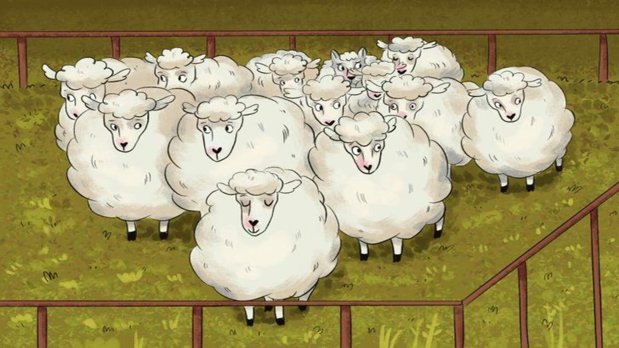 Optical Illusion: Can you spot Hidden Wolf among the Group of Sheep in 5 Secs? Check Your Brain Iq