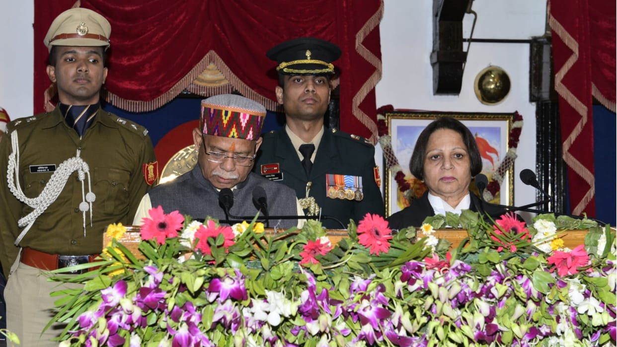 Shiv Pratap Shukla takes oath as 29th Governor of  Himachal Pradesh