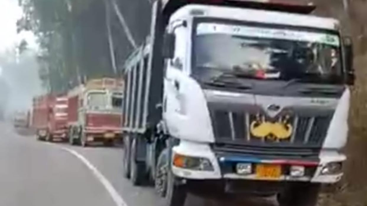 adani cement dispute ex-servicemen union stopped trucks supplying acc and ambuja cement