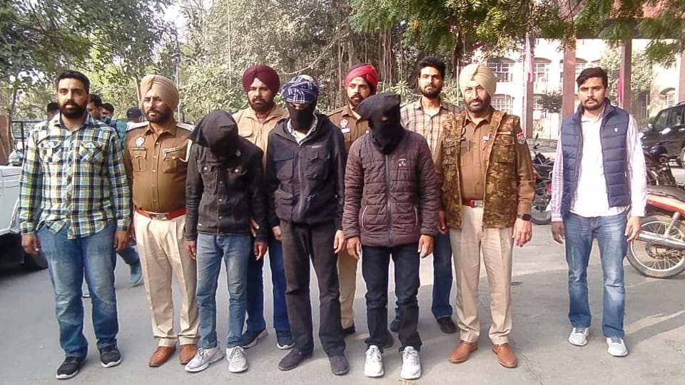 Three Sharp Shooter of Gangster Harry arrested by Bathinda CIA Police