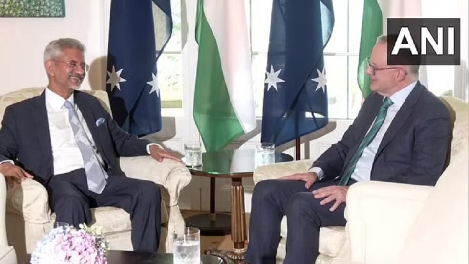 foreign minister s jaishankar australia visit meet pm anthony albanese raisina sydney conferenece