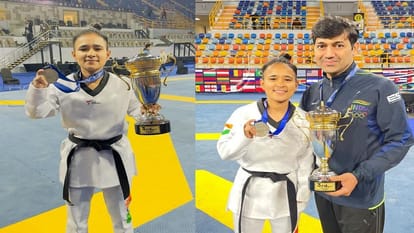 Aruna Tanwar of bhiwani won silver medal in Egypt Para Taekwondo Championship