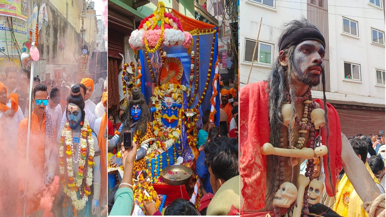 Shiv Baraat in pictures: Baratis came out with garlands of Narmunds around their necks